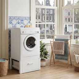 VDD - Wasmachine verhoger - opbouwmeubel met opberglade - 250 kg belastbaar – universeel — thumbnail 5