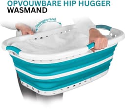 Heupwasmand - Wassorteerder - Wasbox - Wasmand - Turquoise — thumbnail 5