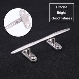 MK Stoer -Dock Cleats - Boot - Zwaar - Roestvrij staal - Jacht - 5 Inch - Geschikt voor alle soorten boten - Zilverkleurig — thumbnail 4