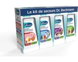 Dr. Beckmann - De Noodkit - 8 Dr. Beckmann Textielvlekverwijderaars - Krachtige vlekverwijderaars voor linnen, geschikt voor olie, chocolade en ketchup - Bleekvrije reiniger - Effectief voor alle textielsoorten