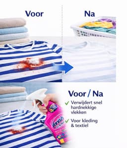 Vanish Oxi Action Spray Vlekverwijderaar – 2 x 750 ml – Krachtige Vlekverwijdering voor Textiel — thumbnail 2