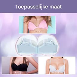 longziming -Set van 6 Waszakken voor Bh's met Ritssluiting - Mesh Ondergoed- en Lingerie Bag (20 cm, Roze) — thumbnail 4
