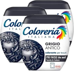 Textielverf Wasmachine - Kleur Verfrisser - Kleding Verven - Alles-in-één Formule - 3 x 350g - Antiek Grijs — thumbnail 1