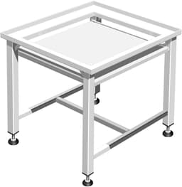 Wasmachinesokkel met Plank - Drogeronderstel Verhoger - Ergonomisch Huishouden - Volledig Gelast Staal - 50 cm Hoogte — thumbnail 1