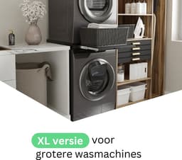 Wasophoogte® Tussenstuk wasmachine droger - Stapelkit wasmachine droger - Tussenkader XL - Geschikt voor elk type - Zwart — thumbnail 3