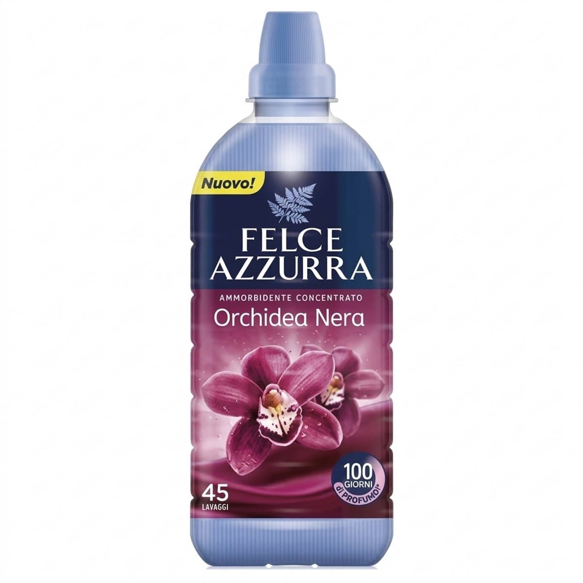 Felce Azzurra Wasverzachter Black Orchid 900ml – Geconcentreerd – 45 Wasbeurten – Langdurige Luxe Geur – Zachte Was – Parfum Wasverzachter — afbeelding 1