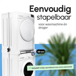 Bodo® Verhoger met Tussenstuk – Stapelkit voor Wasmachine en Droger — thumbnail 2