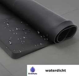 Lekbak Wasmachine – Siliconen Opvangbak - Opstaande Rand - SinkMate® - 60 x 60 cm – Lekbak Koelkast Vaatwasser Diepvriezer - Opvangbak tegen lekkage — thumbnail 2