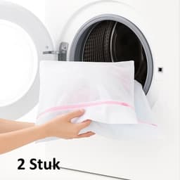 2 Stuk Waszak Groot I Wasnet Met Rits I Waszak Wasmachine I Waszakken | Waszak Ondergoed I 50 x 60 cm — thumbnail 1