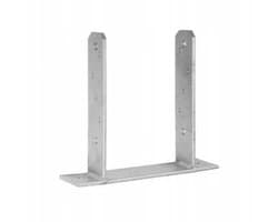 Domax - Basis Voor Zuil - Gegalvaniseerd - 91x200mm - Staal