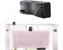 Heavy Duty Stainless Steel Retractable Clothesline 2 x 5.2m - Double Outdoor Indoor Wall Mounted Drying Line for Bathroom Balcony