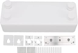 Uitschuifbare Intrekbare Waslijn Muur Waslijn Dubbele Lijn Muur Droger voor Badkamer Wasruimte Tuin of Reizen 30 Kg Laadvermogen Tot 42 M Lang (Wit) — thumbnail 5