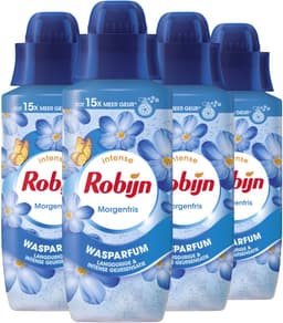 Robijn Intense Wasparfum - Morgenfris - 4 flessen x 342 ml - Voordeelverpakking — thumbnail 2