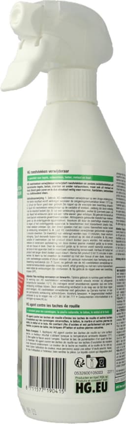 HG roestvlekkenverwijderaar 500ml — thumbnail 4