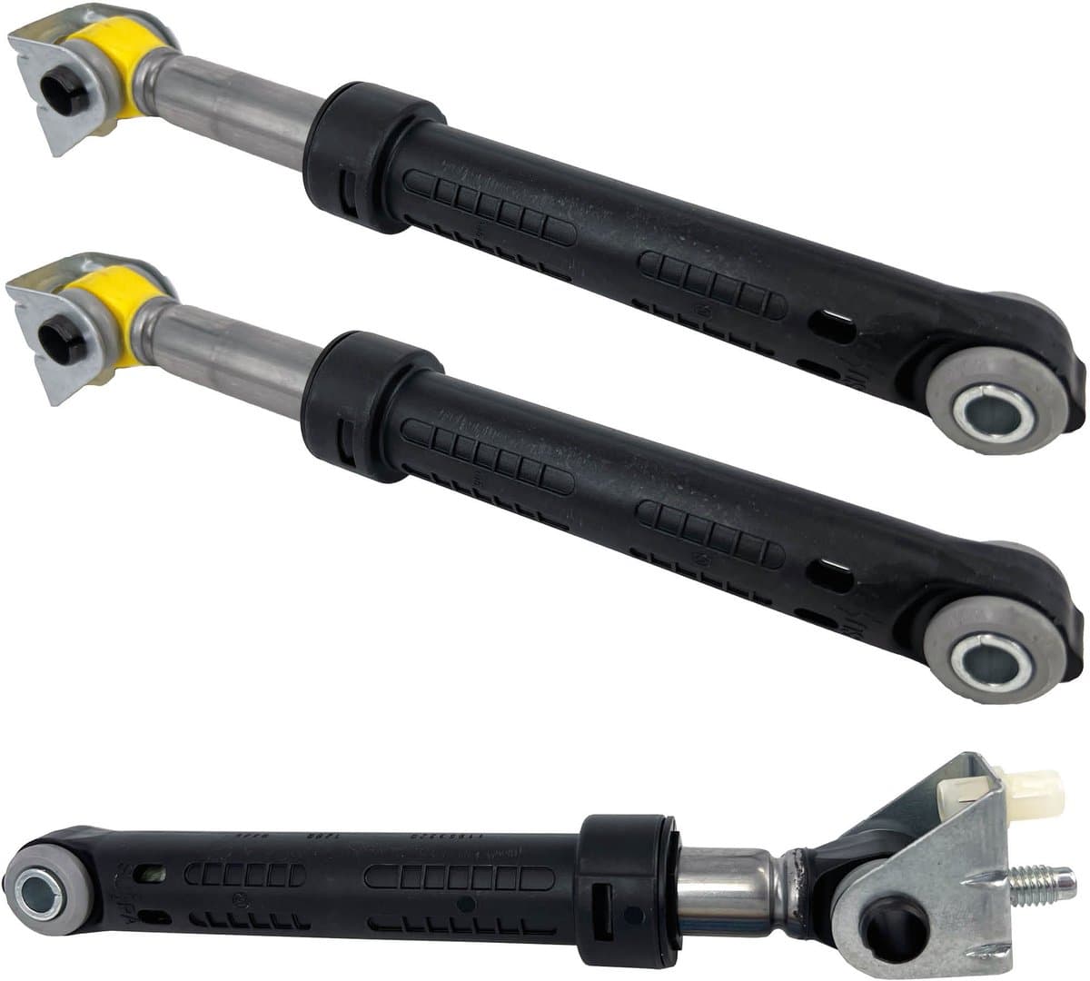 Schokbrekerset geschikt voor Miele wasmachines | 2 x 75N 1 x 120N | Hoogwaardig alternatief voor 09850882, 9850882 | Afmetingen: 175 mm h.o.h. (ingeschoven) | Made in Germany | Multaparts® huismerk — afbeelding 1
