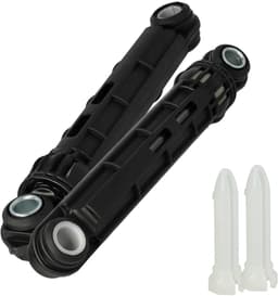 Multaparts® schokbrekerset geschikt voor Bosch/Siemens wasmachines met Ø 8 & 11 mm bevestiging | Incl. kunststof borgpin set | Lengte 165 - 265 mm (h.o.h. gemeten) | Alternatief voor 11047540 e.a. — thumbnail 1