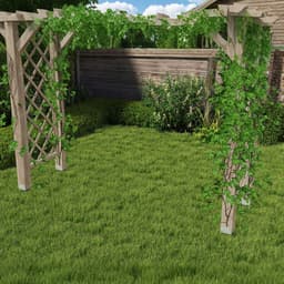 NAIZY 4x Grondhul Paalhouder L-vormige met 70 cm lange puntige L-paalsteun voor het inslaan van grondankers grondhulzen voor houten palen, Zilver — thumbnail 3