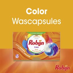 Robijn Wasmiddel - 3-in-1 Wascapsules - Color - 4 x 15 stuks - 60 Wasbeurten - Voordeelverpakking — thumbnail 3