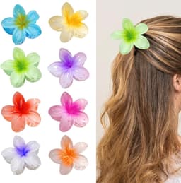 Inovra Plus - Bloemenhaarclips 8 stuks antislip bloemenhaarklemmen - Reis Benodigdheden voor vakantie in de natuur — thumbnail 1