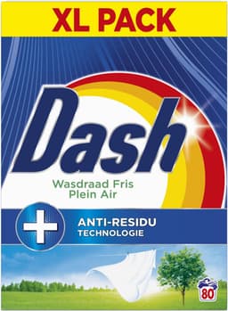 Dash Waspoeder Wasdraad Fris 80 Wasbeurten - 4,4 kg — thumbnail 1
