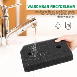 4 Stuks - Droogfilters geschikt voor Miele T1 - Droger Basisfilter - Droger Warmtepompdroger Filter - Sokkelfilter - Warmtewisselaar Sponsfilter - Pluisfilter voor Condensdroger - 210x155x30 mm - Zwart - Geschikt voor Droger Miele — thumbnail 4