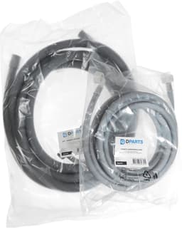 Dparts 5m aanvoerslang + 5m afvoerslang 19x22mm - Geschikt voor wasmachine en vaatwasser - Waterslang - aanvoer en afvoer slang - toevoerslang 500cm - 5 meter — thumbnail 2