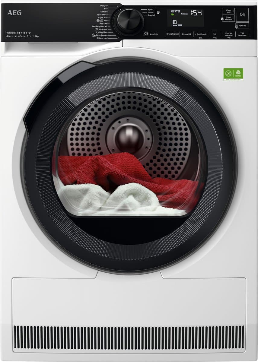 AEG TR969V6C - 9000X - AbsoluteCare® Pro - Warmtepompdroger - Wasdroger - EcoLine - 9 kg — afbeelding 1