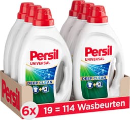 Persil Gel Universal - Vloeibaar Wasmiddel - Krachtige Vlekverwijdering - Voordeelverpakking - 6 x 19 Wasbeurten — thumbnail 2