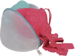 MSV Waszak voor delicaat wasgoed - lingerie/bh waszak - wit - 11 x 18 x 13 cm — thumbnail 1