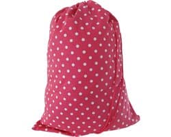 Bluvardi Katoenen waszak -Heavy Duty XL- met trekkoord - Dots red — afbeelding 1