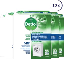 Dettol Washing Machine Cleaner Duo - 12 Stuks - Voordeelverpakking — thumbnail 1