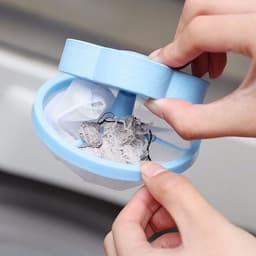 HOME ONLINE Wasmachine Reiniger - Wasmachine Filter - Haar Vanger Opvangfilter - Ontstopper - Herbruikbaar - Wasfilter - Vangnet - Schoonmaakmiddel - Haar - Blauw — thumbnail 2