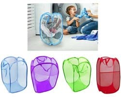 Borvat® |Opvouwbare wasmand voor speelgoed, een grote conta — afbeelding 1