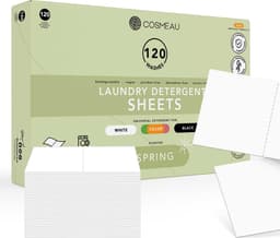 Cosmeau G5 Wasmiddel Wasstrips 120 5-Enzymen Wasbeurten Lentefris - Wasvellen - Wasmiddeldoekjes - Detergent Sheets - Bamboozy — thumbnail 1