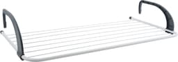 MSV Inklapbaar klein wasgoedrekje/droogrek - 7 meter waslijn - Ophangbaar - 36 x 74 cm - radiator/deur — thumbnail 1