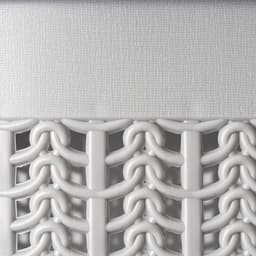 KADAX - Wasmand, 50L, multifunctionele wasmand met deksel - lichte wasverzamelaar, wassorteerder van kunststof, voor badkamer, vuile kleding, speelgoed, wasmand - Grijs — thumbnail 3