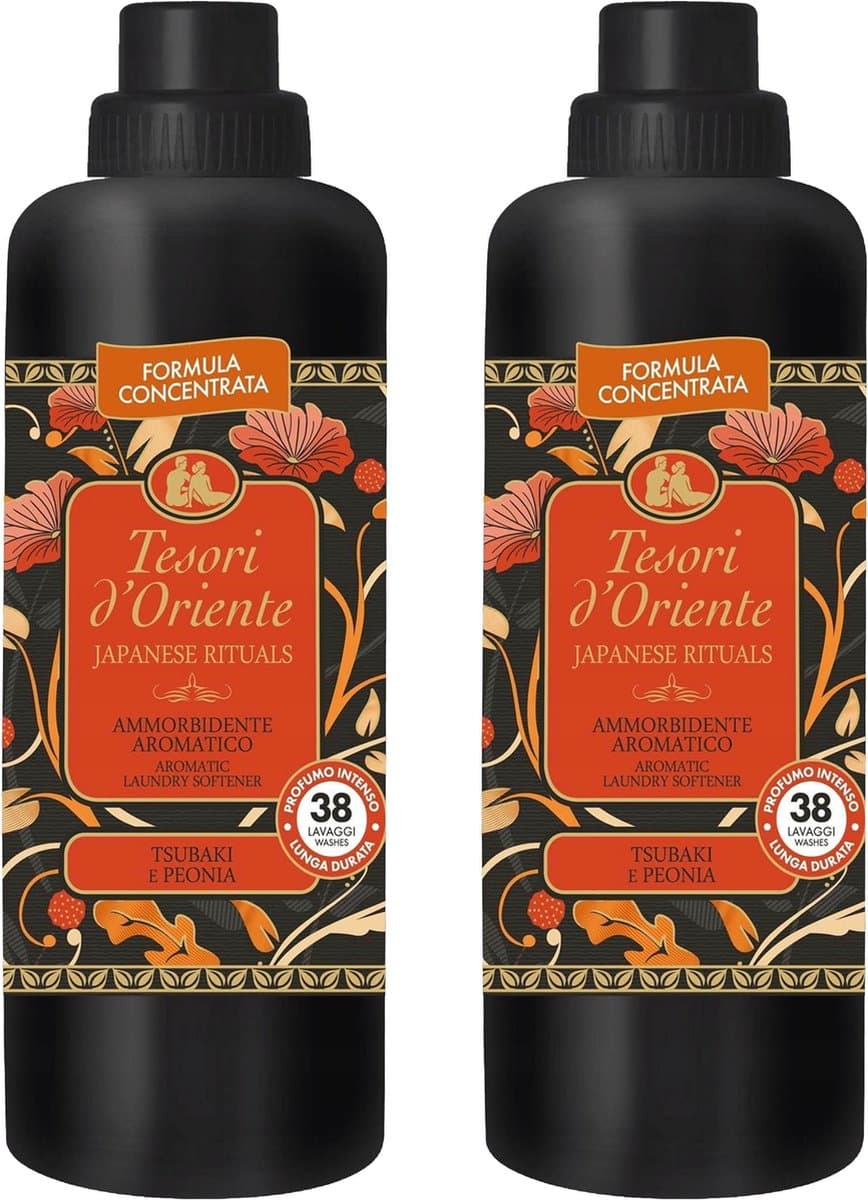 Tesori d'Oriente Japanese Rituals geconcentreerde wasverzachter 760 ml x 2 — afbeelding 1