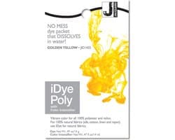 Jacquard textielverf iDye Poly 14 gr Goudgeel voor polyester.