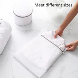 TDR - Waszak 7 Delig - 5x mesh waszak (1x 50x60 cm - 1x 60x60 - 1x 40x50 cm - 1x 30x40 cm - 1x 23x30 cm) - 1x mesh cilinder 15x16 cm, 1x half cirkel 19x17 cm — thumbnail 3