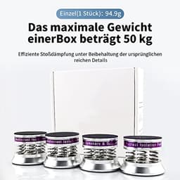 High-end luidsprekers voet trillingdempers met antislip rubberen demping - 4 stuks — thumbnail 3