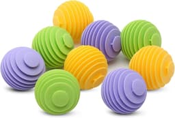 Wasballen voor Wasmachine - Wasdrogerballen - Herbruikbare wasballen - Stof verzachten - Wasmachineballen - Verminderen rimpels - Kleven voorkomen - Geschikt voor alle kleding - Blauw — thumbnail 1