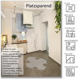 Uittrekbare Plafondwasdroger - Ruimtebesparend en Multifunctioneel — thumbnail 5