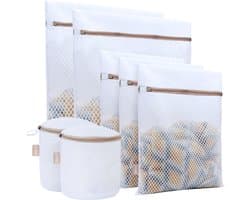 Pure Laundry Club Waszakken Bundel - Alles-in-1 Set (7 Stuks) – Medium, XL & BH Waszakken - Waszakjes met Auto-Lock Rits & Beschermflap - Supersterk Anti-Scheur Mesh Wasnet - Voor Sokken, Lingerie, Kleding & BH’s — afbeelding 1