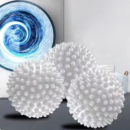 Kraftverdia® - Wasbollen voor wasmachine-Drogerballen-Drogerballen voor wasdroger-voor het reinigen van kleding thuis, herbruikbaar-9 stuks — thumbnail 2