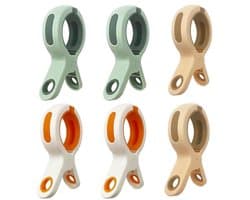 Set Grote Wasknijpers voor Handdoeken - Sterke Clips voor waslijn en Strand