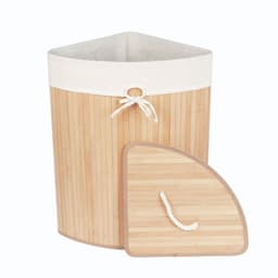 Hoekwasmand ARCO, bamboe, 60 l — thumbnail 1