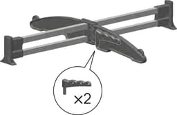 Tomado - Droogtoren Ciclone - 40 meter drooglengte - Zilvergrijs - Inklapbaar - Met haken voor kledinghangers - Aluminium en metaal - 5 jaar garantie — thumbnail 3