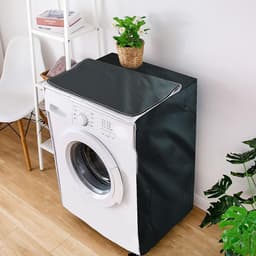 OIMG Wasmachine Beschermhoes - Wasmachine hoes - Wasmachine beschermer - Wasmachine overtrek - 210D Oxford Stoffen - met Rits en Verstelbaar - Beschermer - Wasmachine Hoes - 60x60x85cm - voor Toilet Keuken Balkon Badkamer Tuin(L) — thumbnail 2