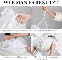 Witte Waszakken 70 x 100 cm - Perfect voor Wasmachine en Handwas — thumbnail 5