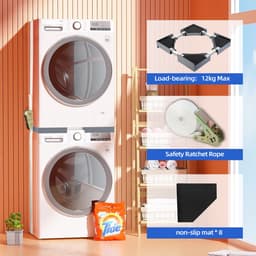 Garpex® Tussenstuk Wasmachine Droger – Stapelkit Wasmachine Droger - Universeel Verstelbaar — thumbnail 4